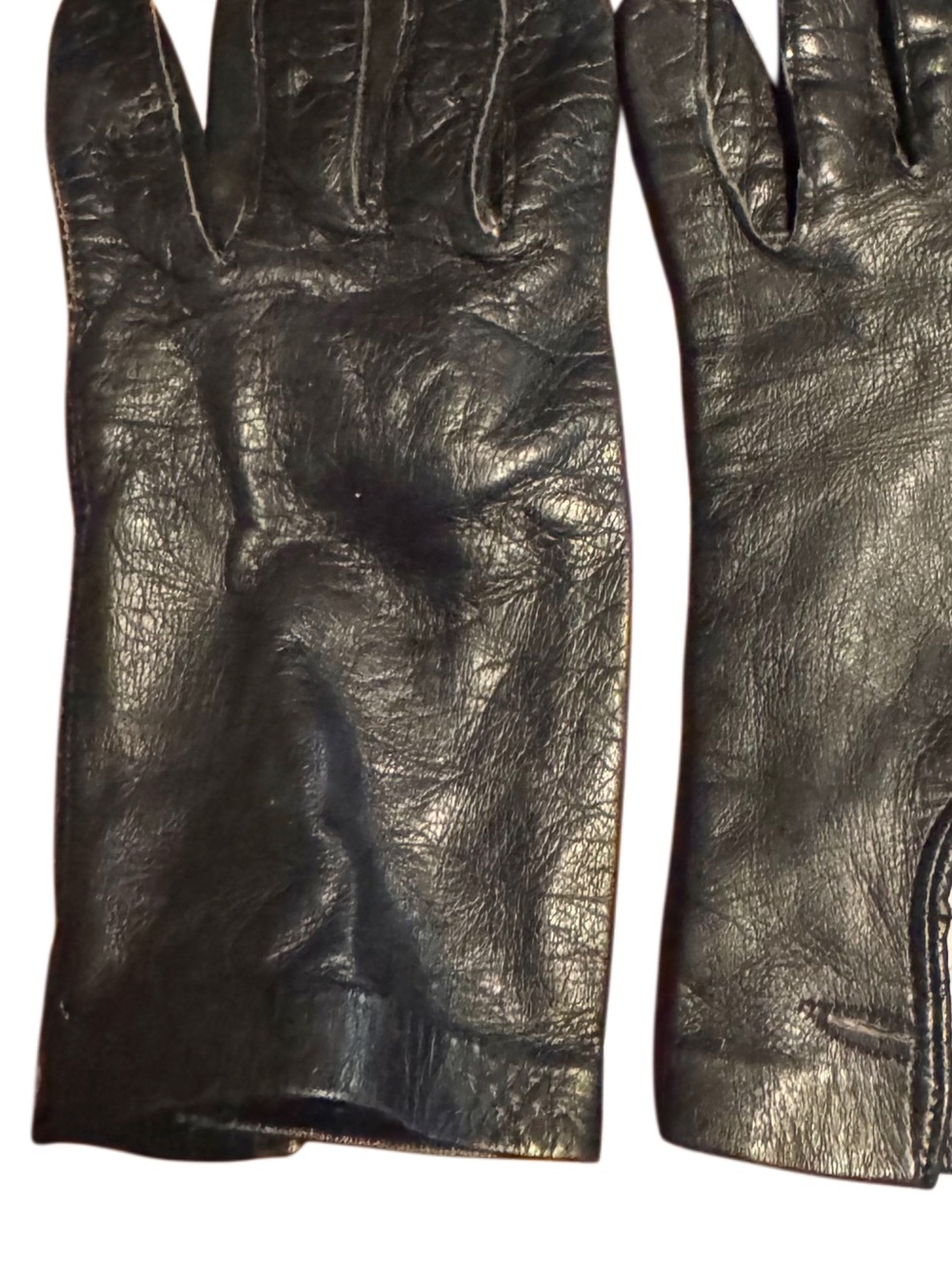 Vintage Women’s Genuine Leather Driving Gloves, Made in Italy - Circa 1940-1950 - Picture 10 of 10